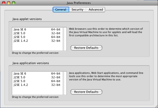 java for mac os x